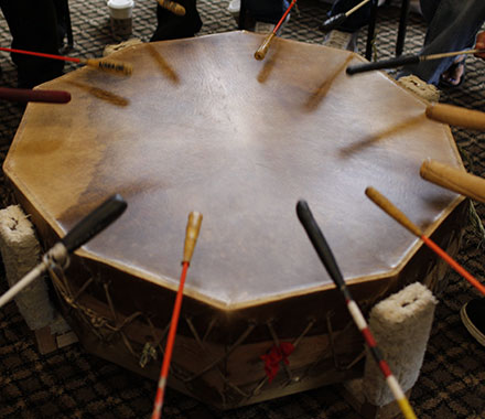 a drum circle