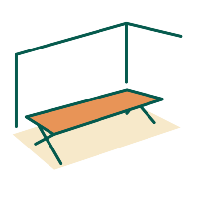 Illustration of a bench